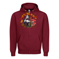 Burgundy It's Fall Y'all Skunk Zipper Hoodie - LillyAllenDesigns