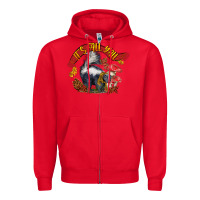 Red It's Fall Y'all Skunk Zipper Hoodie - LillyAllenDesigns