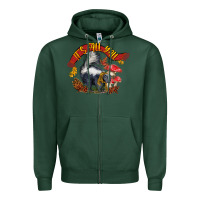 Sports Green It's Fall Y'all Skunk Zipper Hoodie - LillyAllenDesigns