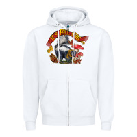 White It's Fall Y'all Skunk Zipper Hoodie - LillyAllenDesigns
