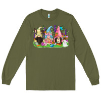 Army Green Easter gnomes Easter Day Long Sleeve Tee - CowGirlArtShop