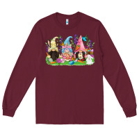 Burgundy Easter gnomes Easter Day Long Sleeve Tee - CowGirlArtShop