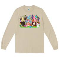 Mushroom Easter gnomes Easter Day Long Sleeve Tee - CowGirlArtShop