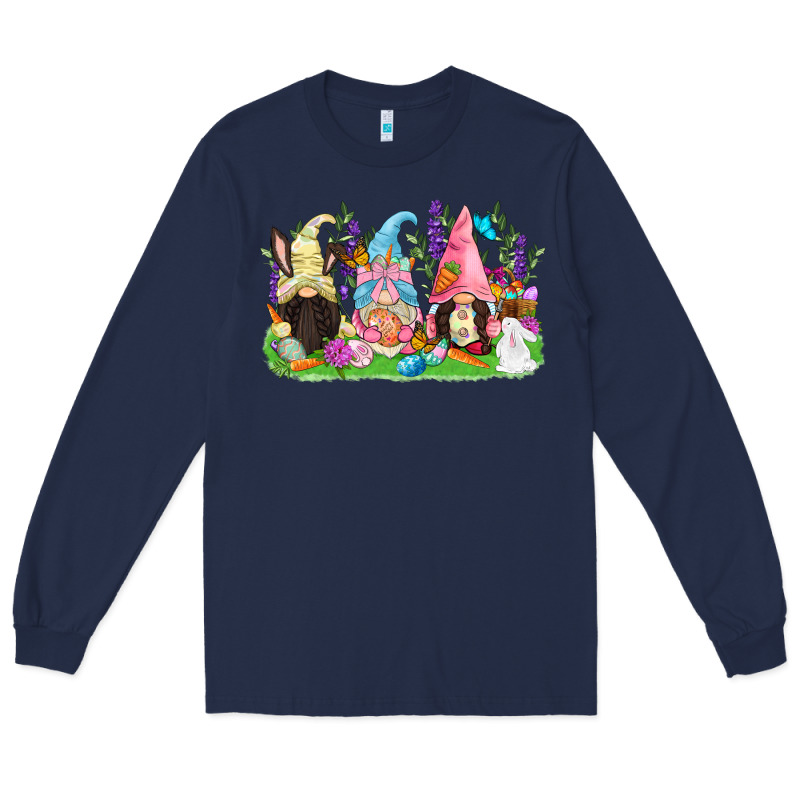 Easter Gnomes Easter Day Long Sleeve Tee by CowGirlArtShop | Teevron