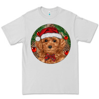 Dove Grey Christmas Toy Poodle Premium Tee - RanaPortraitStore