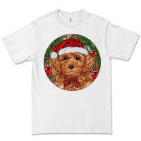 White Christmas Toy Poodle Premium Tee - RanaPortraitStore