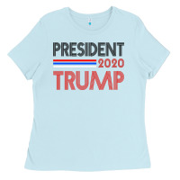 Baby Blue President 2020 Trump Ladies Tee - Bettercallsaul