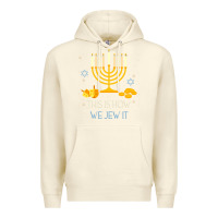 Sandshell this is how we jew it funny jewish ugly hanukkah christmas Premium Hoodie - minhPixels