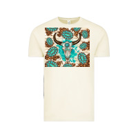 Vintage Arctic gemstone bull skull leopard Vintage Tee - TumblerDesignByShophia