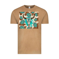 Vintage Camel gemstone bull skull leopard Vintage Tee - TumblerDesignByShophia