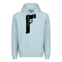 Blue Mist THE SOPRANOS GUN Premium Hoodie - minhPixels