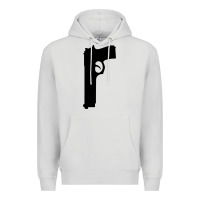 Dove Grey THE SOPRANOS GUN Premium Hoodie - minhPixels