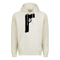 Oatmeal Heather THE SOPRANOS GUN Premium Hoodie - minhPixels
