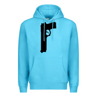 Ocean Blue THE SOPRANOS GUN Premium Hoodie - minhPixels