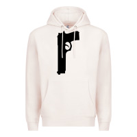 Pale Pink THE SOPRANOS GUN Premium Hoodie - minhPixels
