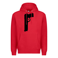 Red THE SOPRANOS GUN Premium Hoodie - minhPixels