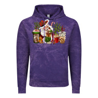 Cloud Purple western santa cowboy coffe cups christmas Vintage Hoodie - CowGirlArtShop