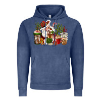 Western Santa Cowboy Coffe Cups Christmas Vintage Hoodie | Teevron