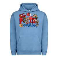 Pigment Pebble Blue postal worker Urban Hoodie - AdoDesignShop
