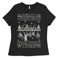 Black Merry Christmas Ladies Tee - Bettercallsaul