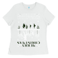 White Merry Christmas Ladies Tee - Bettercallsaul