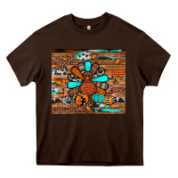 Chocolate Brown turkey Heavy Core Tee - JahusDesignShop