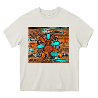Cream turkey Heavy Core Tee - JahusDesignShop