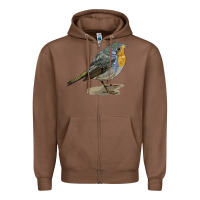 Chestnut yellow breast Zipper Hoodie - LillyAllenDesigns