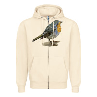 Sandshell yellow breast Zipper Hoodie - LillyAllenDesigns