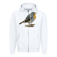 White yellow breast Zipper Hoodie - LillyAllenDesigns