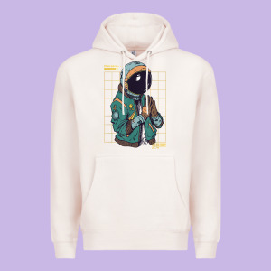 Astronaut Space Travel Retro Aesthetic Streetwear T Shirt Premium Hoodie Designed By Minhpixels