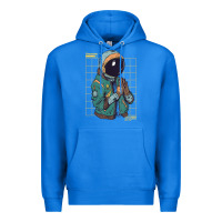 True Royal astronaut space travel retro aesthetic streetwear t shirt Premium Hoodie - minhPixels