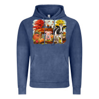 Vintage Denim fall farm animals Vintage Hoodie - CowGirlArtShop