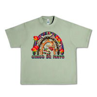 Oil Green cinco de mayo rainbow Urban Heavy Tee - CowGirlArtShop