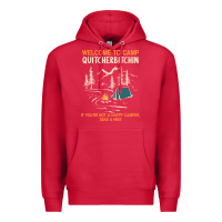 Cardinal welcome to camp quitcherbitchin camping camp quitcherbitchin Premium Hoodie - minhPixels