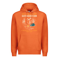 Carrot welcome to camp quitcherbitchin camping camp quitcherbitchin Premium Hoodie - minhPixels
