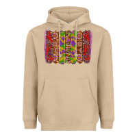 Mushroom mardi gras crawfish brushstrokes Heavyweight Hoodie - Artiststas