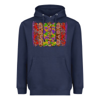 Navy mardi gras crawfish brushstrokes Heavyweight Hoodie - Artiststas
