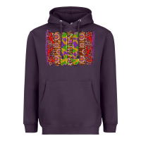 Plum mardi gras crawfish brushstrokes Heavyweight Hoodie - Artiststas