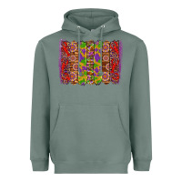 Sage mardi gras crawfish brushstrokes Heavyweight Hoodie - Artiststas