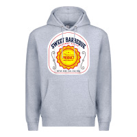 Heather Grey barbeque sauce diy costume matching couples groups halloween Premium Hoodie - minhPixels