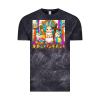 Cloud Black easter day rabbit Vintage Tee - TumblerDesignByShophia