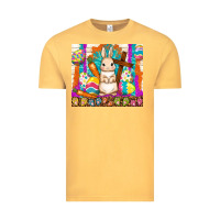 Vintage Mustard easter day rabbit Vintage Tee - TumblerDesignByShophia