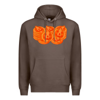 Coffee halloween pumpkin cookies t shirt Premium Hoodie - minhPixels