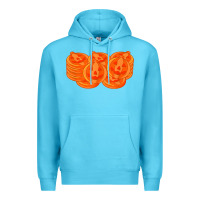 Ocean Blue halloween pumpkin cookies t shirt Premium Hoodie - minhPixels