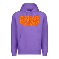 Purple halloween pumpkin cookies t shirt Premium Hoodie - minhPixels