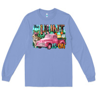 Colony Blue The hunt is on Easter Day Long Sleeve Tee - CowGirlArtShop