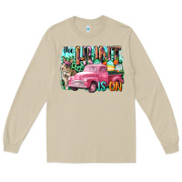 Mushroom The hunt is on Easter Day Long Sleeve Tee - CowGirlArtShop