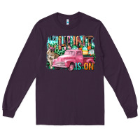 Plum The hunt is on Easter Day Long Sleeve Tee - CowGirlArtShop