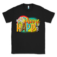 Black Choose happy Classic Tee - NancyCooperArtShop